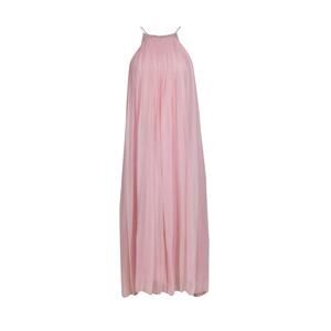 Tibi New York blush pink pleated dress maxi